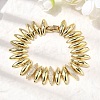 Brass Link Chain Bracelets for Women BJEW-H630-10G-2
