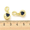 Brass with Cubic Zirconia Pendants FIND-Z023-20A-3