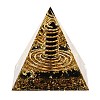 Orgonite Pyramid Resin Energy Generators DJEW-C019-01C-1