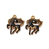 304 Stainless Steel Enamel Pendants STAS-Q363-13B-G-1