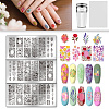 Plastic Nail Art Image Templates AJEW-UN0002-49E-1