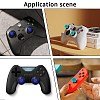8Pcs 4 Colors Acrylic Diamond Thumb Grip Cap AJEW-WR0001-33-5