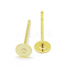 304 Stainless Steel Stud Earring Findings STAS-E025-6G-2