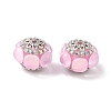 Acrylic Rhinestone Rondelle Beads CLAY-NH0003-02AS-05-1
