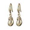 Brass Micro Pave Colorful Cubic Zirconia Dangle Earrings EJEW-F362-13G-4