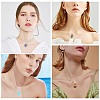 DIY Teardrop Pendant Necklaces Making Kits DIY-SC0001-33-6