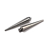 Tibetan Style Alloy Spike Pendants TIBEP-A16461-B-RS-2