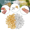 100Pcs 2 Colors Alloy Beads FIND-ME0002-96-3