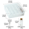 8Pcs Glass Jar Glass Bottles with Cork Stopper AJEW-FS0001-10-4