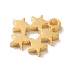 PVD Vacuum Plating 304 Stainless Steel Charms STAS-L081-026G-2