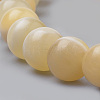 Natural Yellow Jade Beads Strands G-S259-49-10mm-3