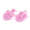 Handmade Chinese Frogs Knots Buttons Sets BUTT-WH0014-29B-2