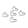 Non-Tarnish 201 Stainless Steel Linking Rings LS-STAS-R111-LA105-01-3