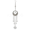 Ring Iron Hollow Big Pendant Decorations LS-DJEW-PW0007-06-1