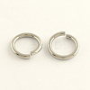 Tarnish Resistant 304 Stainless Steel Open Jump Rings X-STAS-R065-40-1