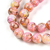 Baking Paint Glass Beads Strands DGLA-N003-10mm-B02-4