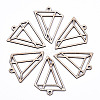 Unfinished Natural Poplar Wood Big Pendants LS-WOOD-S045-117-1