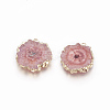 Natural Dyed Quartz Pendants G-P399-B11-2