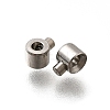 304 Stainless Steel Crimp Beads STAS-L216-51P-01-2