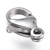 Tarnish Resistant 316 Surgical Stainless Steel Lobster Claw Clasps X-STAS-M281-01P-B-2