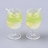 Acrylic Goblet Pendants CRES-S359-22E-3
