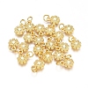 Electroplated Alloy Charms PALLOY-G267-11G-1
