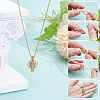 50Pcs 2 Colors Brass & Alloy Bead Cage Pendants FIND-DR0002-24A-3
