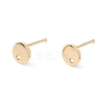 201 Stainless Steel Stud Earring Findings LS-X-STAS-P308-09A-G-1