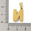Ion Plating(IP) 304 Stainless Steel Pendants STAS-U024-01N-3