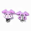 Food Grade Eco-Friendly Silicone Baby Pacifier Holder Clips SIL-N002-13D-2