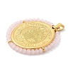 Ion Plating(IP) 304 Stainless Steel Pendants STAS-P368-03G-02-2