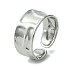 Non-Tarnish 304 Stainless Steel Open Cuff Ring RJEW-L110-019P-1