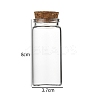 Glass Bottle CON-WH0085-72E-1