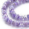 Opaque Baking Paint Glass Beads Strands LS-EGLA-N006-010A-B04-3