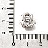 Brass with Cubic Zirconia Beads KK-Q035-14P-3