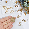 10Sets Brass Toggle Clasps KK-BBC0025-38-3