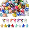50Pcs UV Plating Plastic Beads SACR-CJ0001-69-1