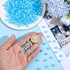 1000Pcs Transparent Acrylic Beads TACR-ME0001-08B-3