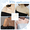 2 Pairs 2 Colors Zinc Alloy & Rhinestone Chain Shoulder Chains AJEW-FG0004-28-6