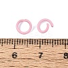 Spray Painted Iron Open Jump Rings IFIN-T017-04C-12-3