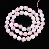 Dyed Natural White Jade Beads Strands X-G-T139-8mm-46V-3
