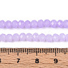 Baking Paint Imitation Jade Glass Bead Strands DGLA-A034-J4MM-A50-4