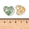 Spray Painted Transparent Acrylic Beads OACR-H054-03-3