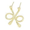 Brass Ear Studs Findings KK-R154-02G-1