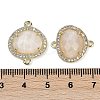 Natural Moonstone Faceted Oval Links G-B126-01G-13-3