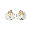 304 Stainless Steel Pendants STAS-T068-54A-GP-1