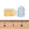 Glass Enamel Beads Strands GLAA-T028-05-5