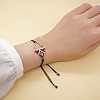 Rhombus Loom Pattern MIYUKI Seed Beads Bracelets for Women BJEW-C011-36Q-1