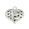 Hollow Brass Pendants for Valentine's Day KK-M289-03E-P-1