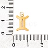 316 Stainless Steel Micro Pave Cubic Zirconia Pendants LS-STAS-K284-01I-G-3